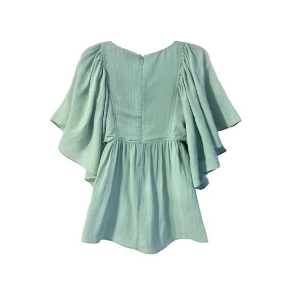 Vanessa Bruno Green Water Nael Blouse - Picture 2 of 6